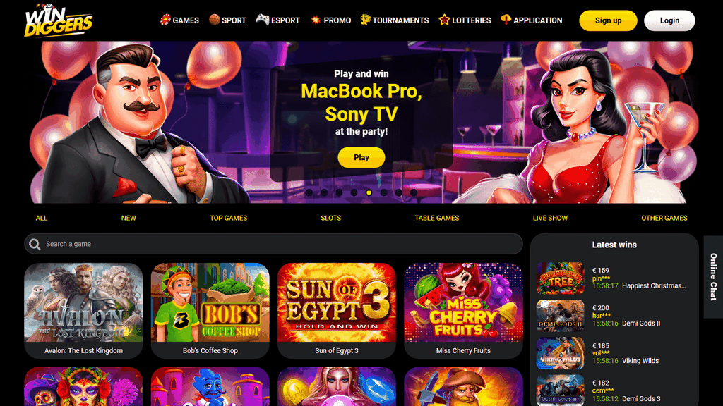 Win Diggers Gambling Enterprise Sportsbook